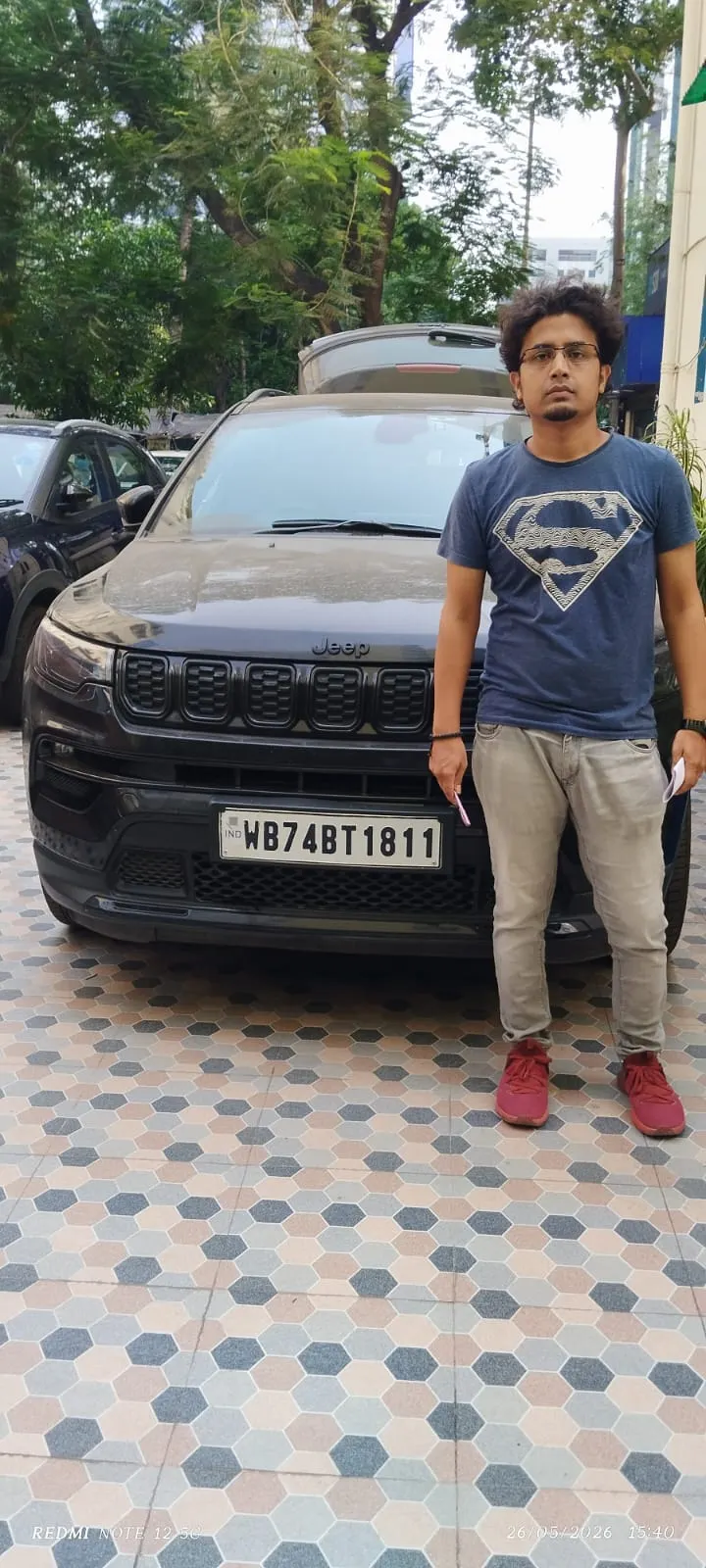 Four wheeler Vehicle. Asset Make/Model: Jeep New Compass NE 02 2D MT, Chassis No: MCAAJPBY8RFB07819*3R, Engine No: 4305129, Reg No: WB 74BT 1811.