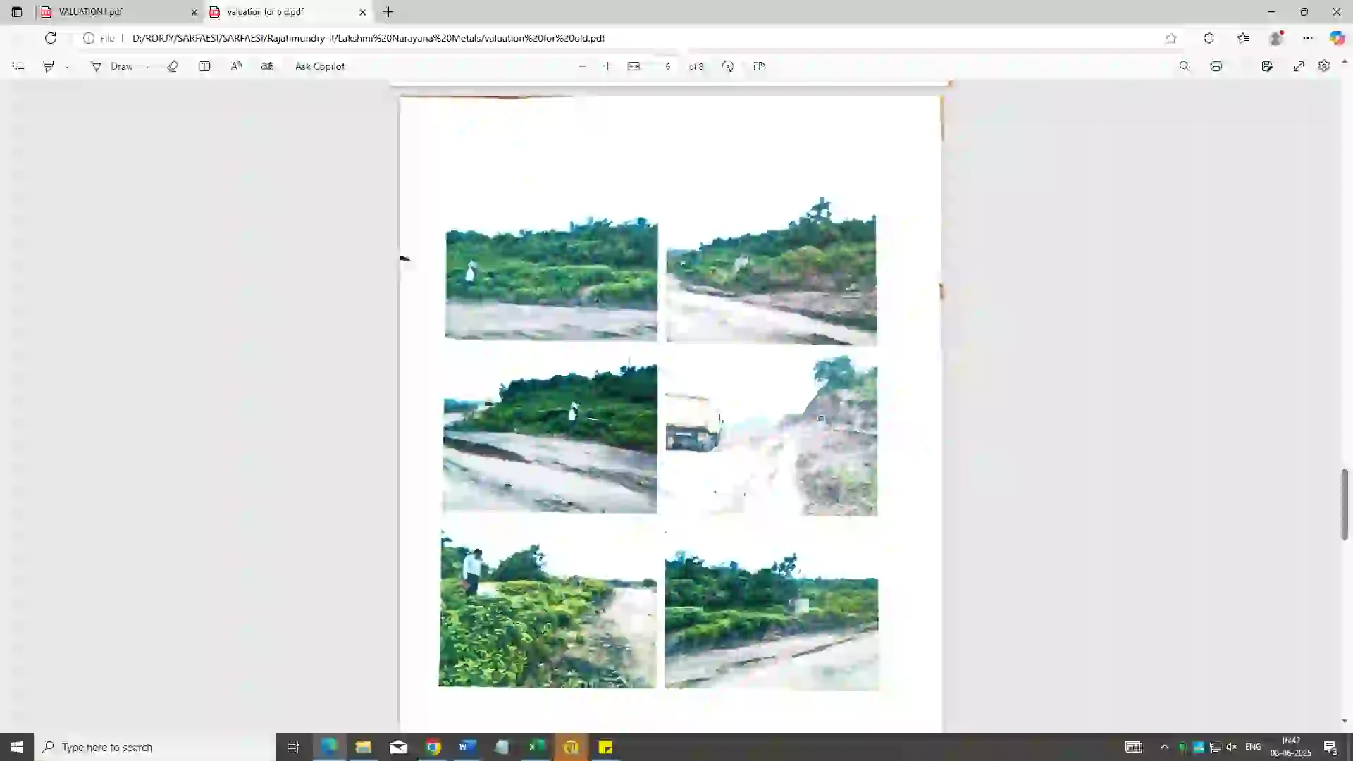Quarry land situated near Durgamma Temple, Kondagudem Village, Gowripatnam Panchayat, Devarapalli Mandal, East Godavari District. Total extent of the site is 2.25 Cents. The land is vacant site with gravel road access.