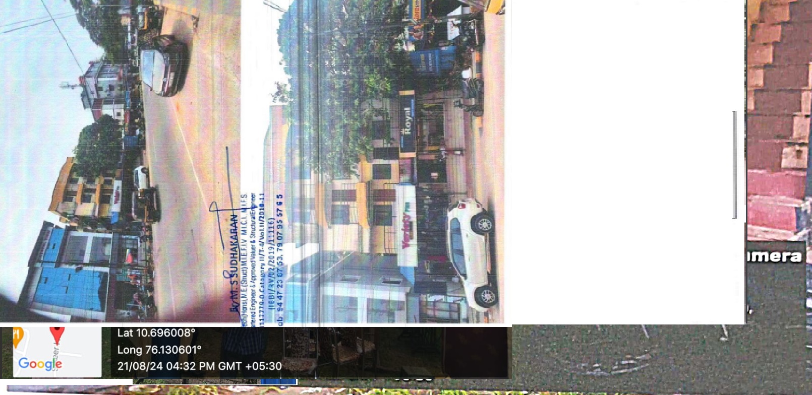 1/60 undivided and inseparable share in the piece and parcel of land having an area of 3.85 Ares of land (9.50 cents) in Re.sy no: 96/1b and 0.81 Ares of land (2cents) in Re.sy no: 96/18b at Guruvayoor village, Thrissur taluk & Thrissur District district along with apartment no: 8 [XVIII/28/17 guruvayoor municipality] in first floor of ‘Top Pavanapuri'.