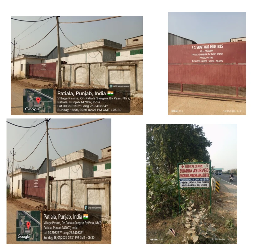 Industrial property measuring 5B-0B BEING 100/1106 share out of 55B-6B in khata no. 275/276, khatauni no. 418 to 422 comprised under Khasra no. 1296/2 min (1-17), 1297(5-13), 1298(6-0), 1299/2(5-0-10), 1396/2(5-2), 1397(0-6), 1398(6-8), 1399(6-5), 1400(6-5), 1299/1(0-19-10), 1300/1 (3-0), 1300/2(3-0), 1296/2(5-10), situated at village Pasiana Tehsil & distt, Patiala registered in the office of Sub- Registrar Patiala on 06-11-2020 vide sale deed no. 7377 standing in the name of Smt. Seema Sharma.