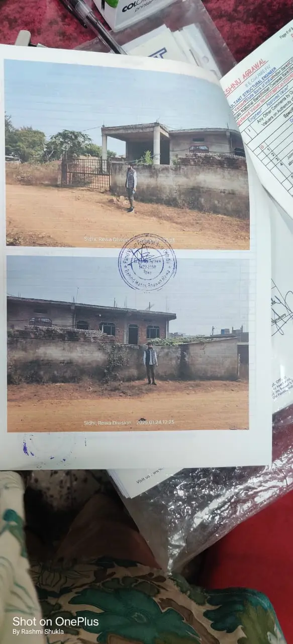 All the Diverted Land And Property Situated At Survey No. 241/2/5 and 241/2/6 Area 0.006 Hectare Or 35x20=700 Sqft and 14.5x60=870 Sqft total 1570 sq ft at Village Karaundiya Dakshin Tola, RIC Sidhi, Tehsil Gopad Banas, Dist Sidhi. In the name of Late Umesh Singh Chandel S/O Angad Singh.