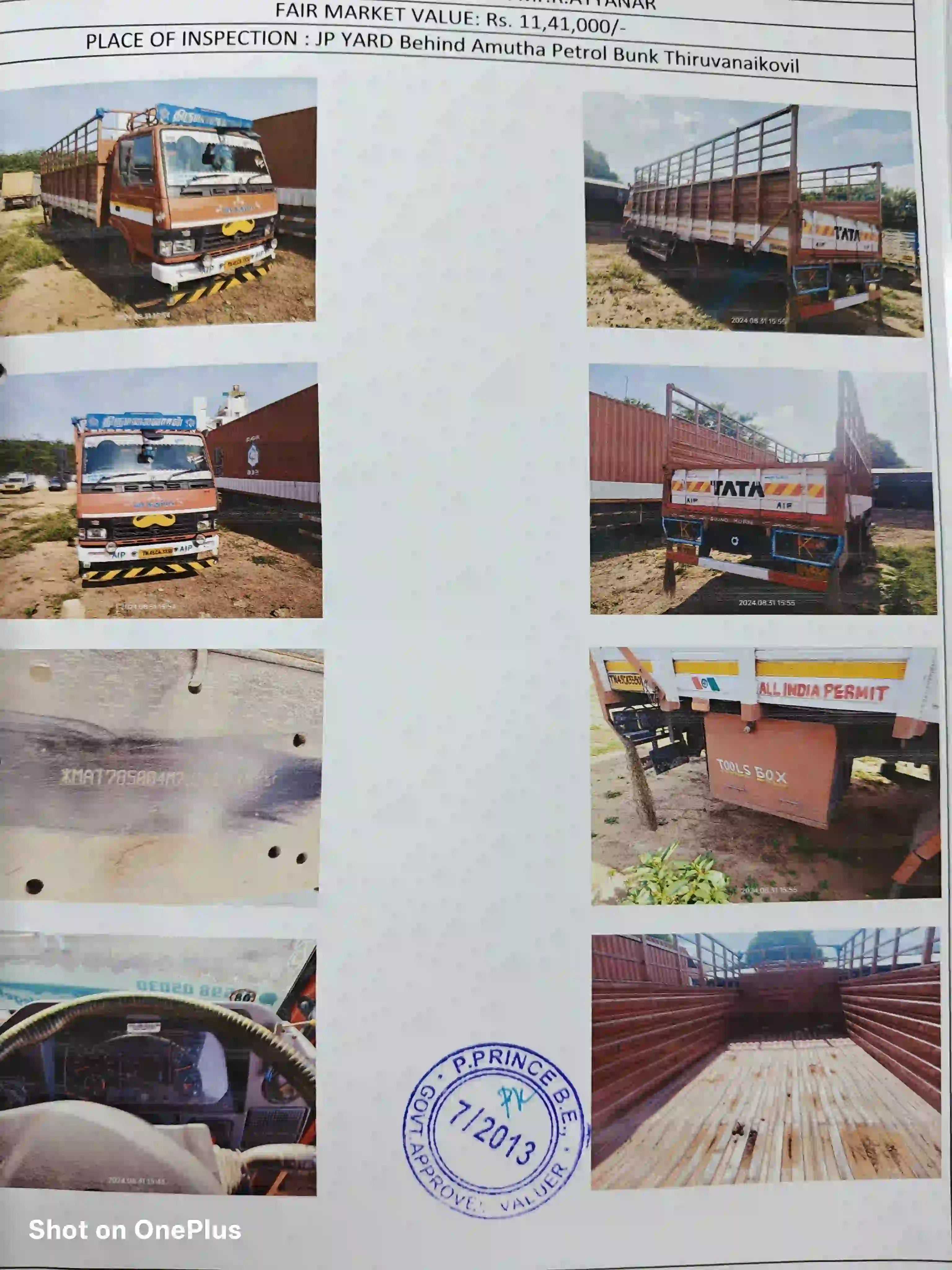 TATA 600DS CARRIER Truck available for auction in Ramalinga Nagar, Trichy. The vehicle is sold on an 'as is where is' basis.