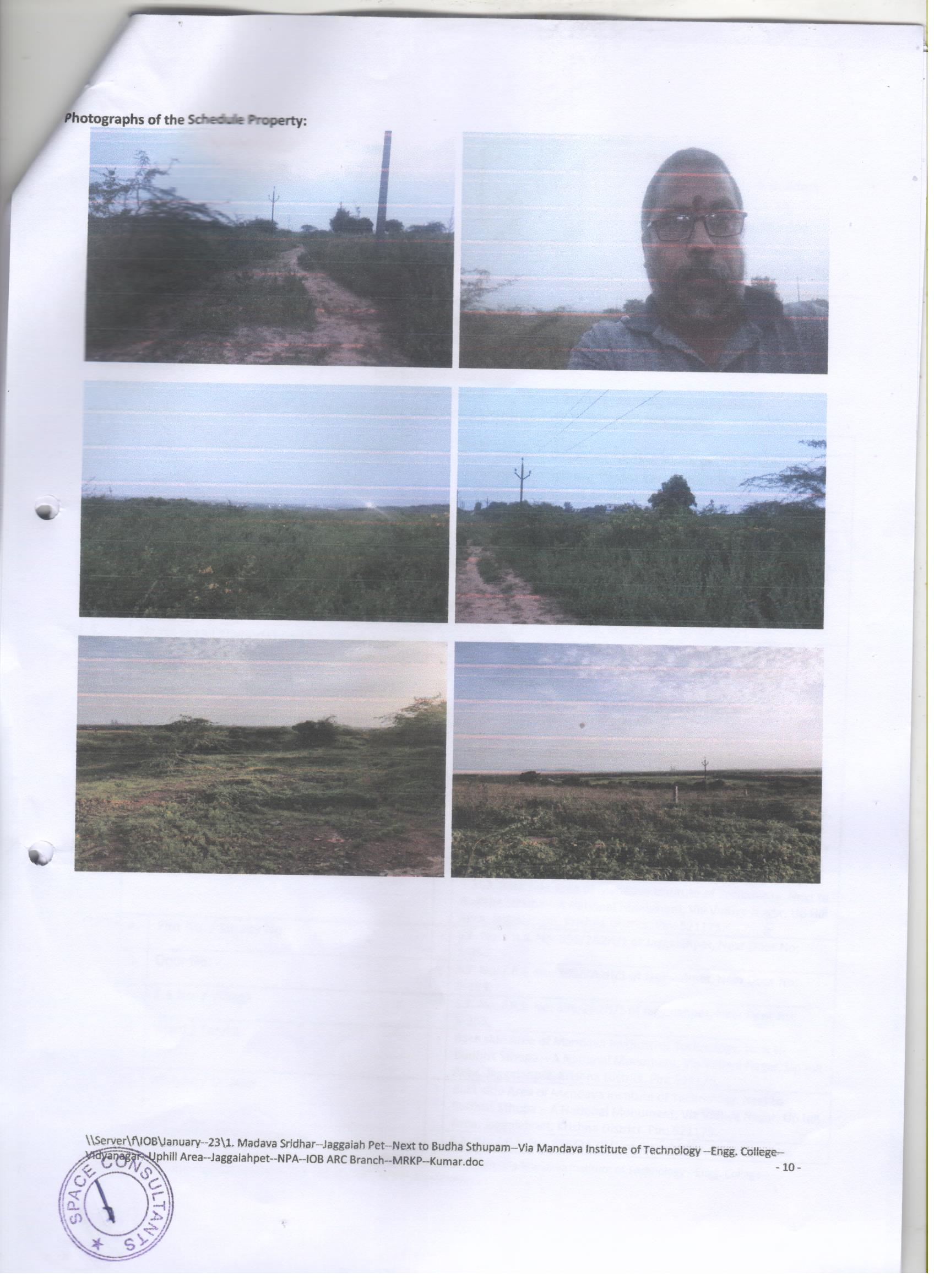 All the part and Parcel of non-agricultural land to an extent of Ac 15.50 cents bearing R.S.No 396/2A2H/1 situated at Jaggaiahpet Town and Mandal and Sub Registry, Krishna District, Andhra Pradesh Standing in the name of Mr. Mandava Sridhar S/O Mandava Venkateswara Rao.