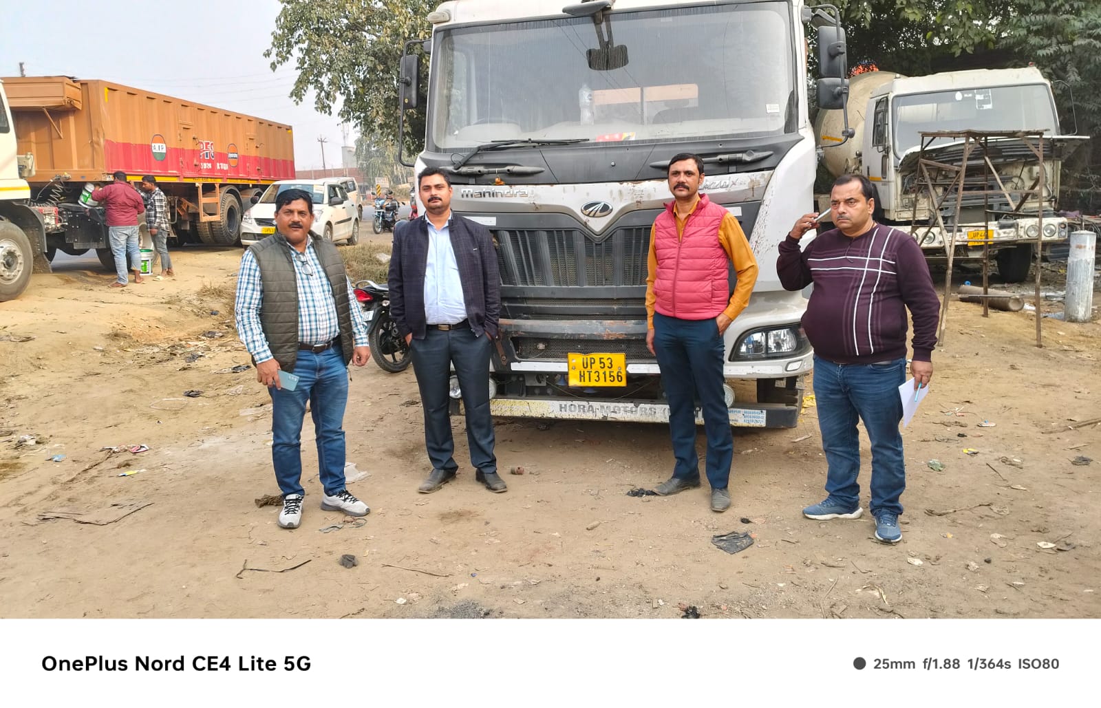 Hypothecation of Mahindra Blazo,55 ton/3600 mm/BSVI Registration No. UP53HT3156 chasis No. MA1UAARXFN6F71444 and Engine No.PHNZF13355 Register in name of Mr Harendra Kumar.