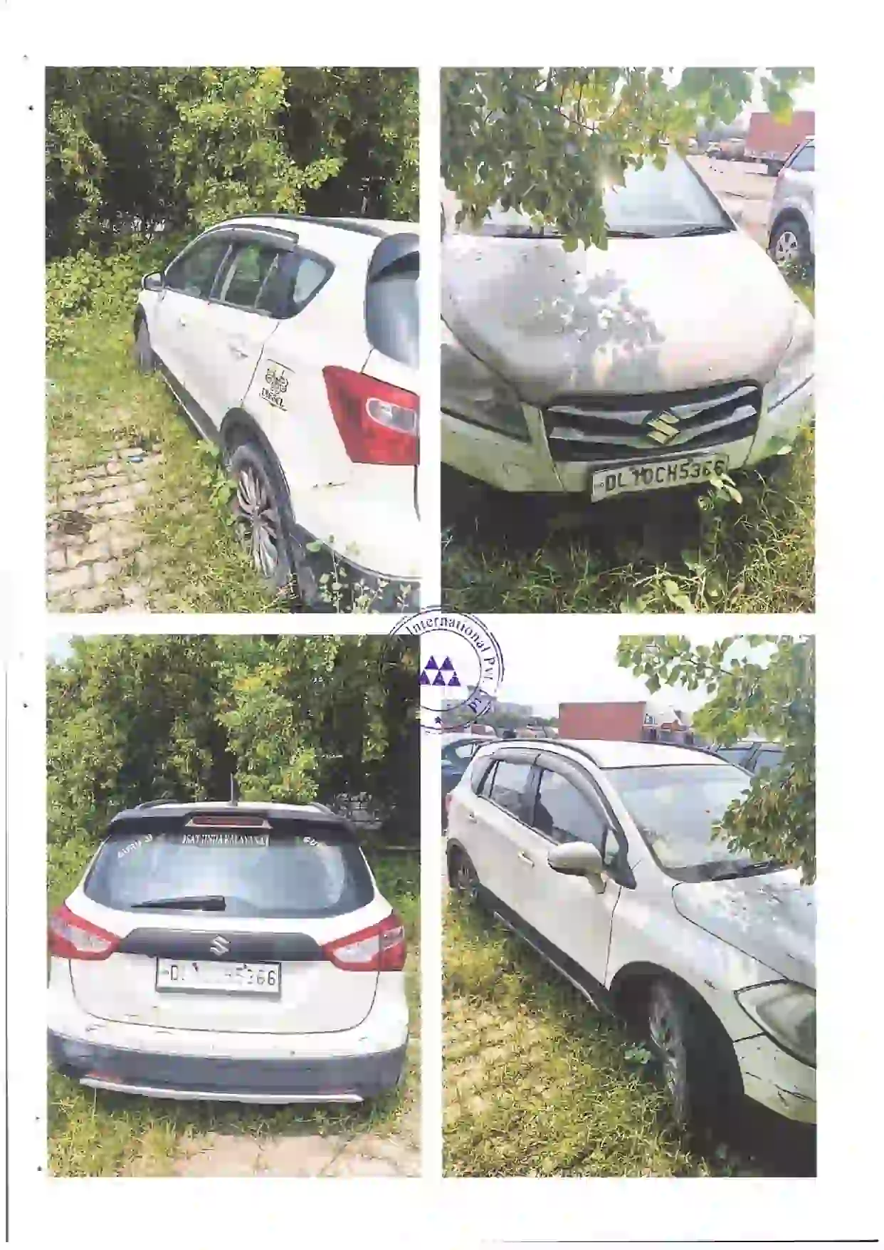 Maruti S Cross Zeta, manufactured in December 2016, with Arctic White color. Vehicle registration number DL10CH5366. Located near Masjid, Mundka, Delhi.