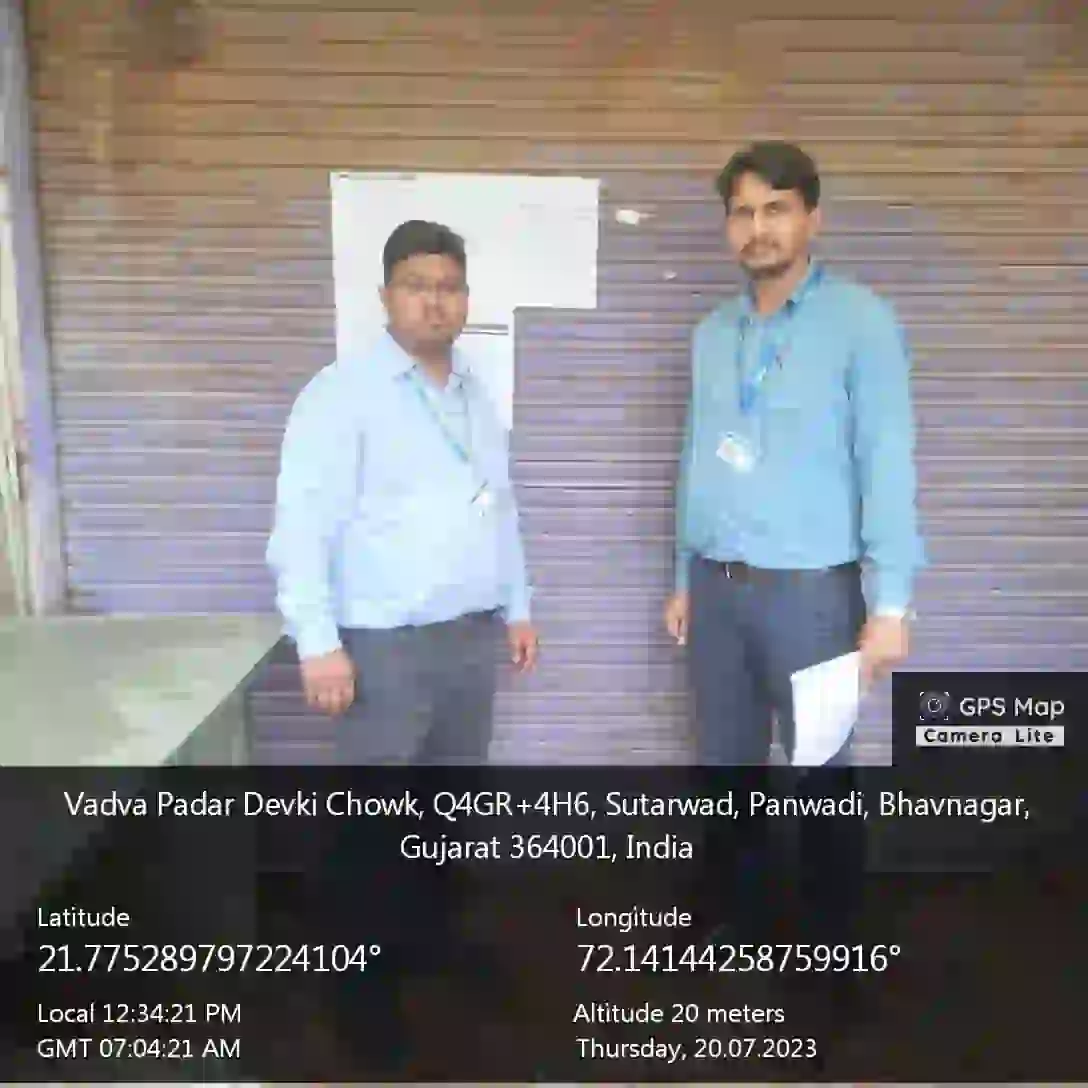 Commercial Shop No. 4 at Ground Floor of "Ruksana Park" Building situated at Siddiwad, off Lakadiya Bazar, ward No. 2, Sheet No.83, City Survey No. 1641, Vadva, Bhavnagar -364001, Gujarat