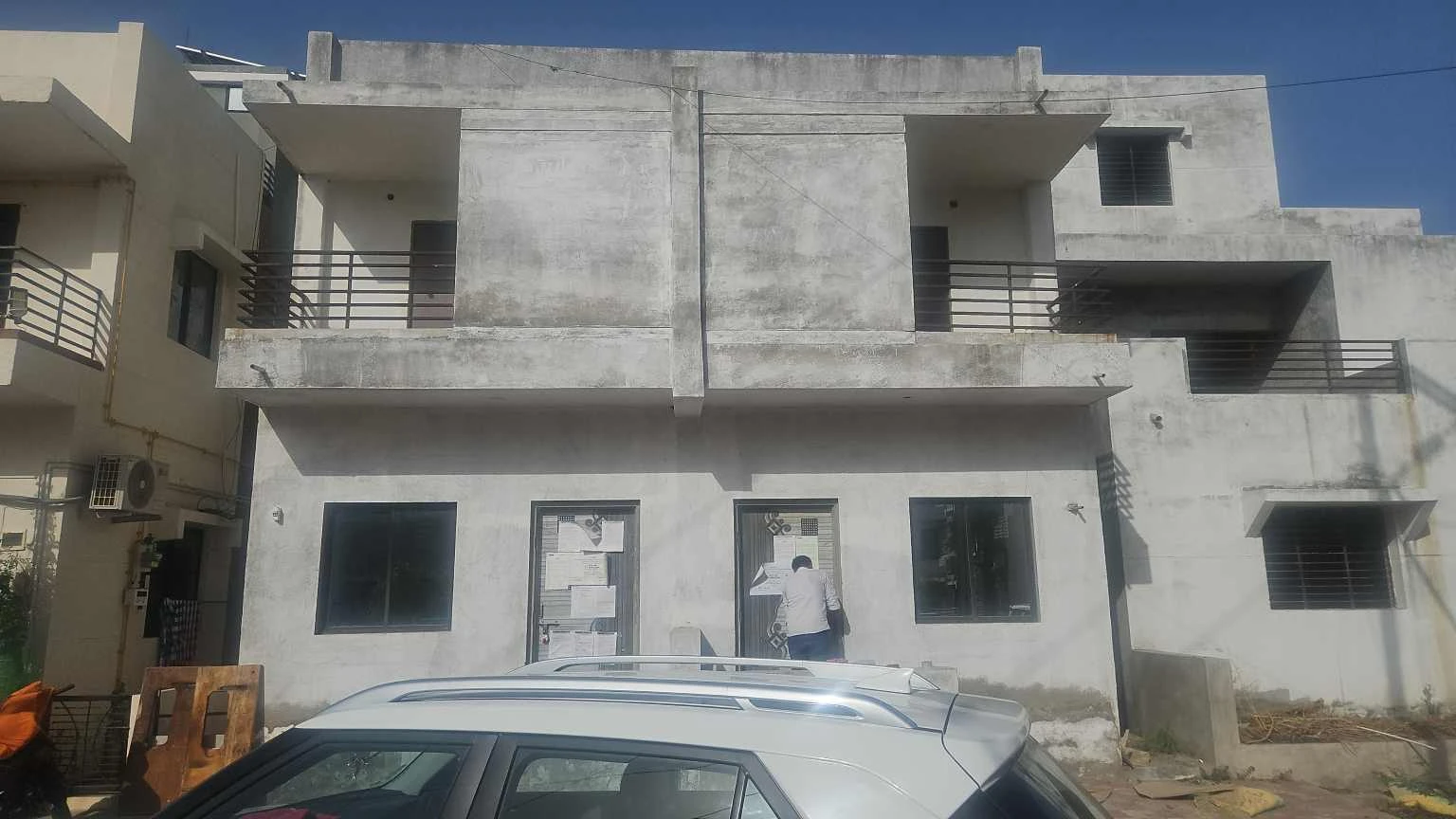 2-BHK house with Ground Floor and First Floor in Rajdhani Residency, Manjipura Road, Taluka Nadiad, District Kheda, Gujarat. Includes cabin construction on Non Agriculture land.