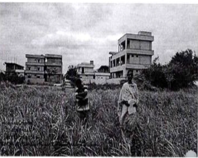Vacant land parcel in Kandukur Town, Prakasham District, bounded by neighboring sites with specific survey number 574/1A and extent of 1452 sqyds.
