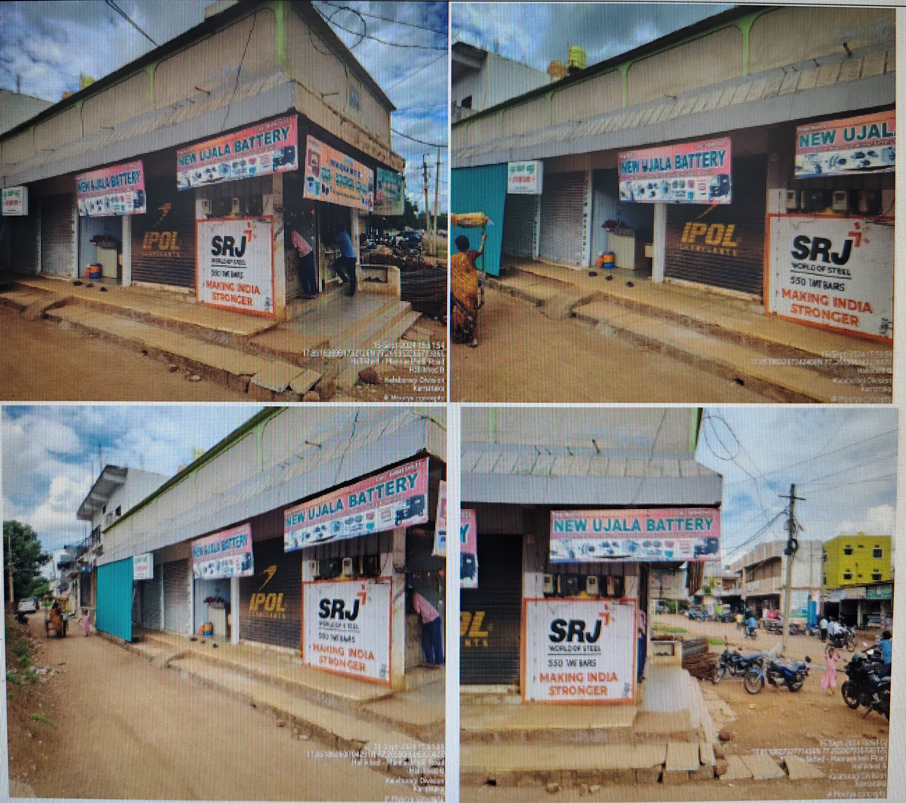 All that part and parcel of the four shops bearing TMC No. 86/1, 86/1/A, 86/1/B And 86/1/C corresponding common PID No Sy No 08 Plot No 86/1 admeasuring East- West 6.096 Meters and North-South 6.4008 Meters situated in the layout of Sy no 8, Hallikhed B, Tq -Humnabad, Dist- Bidar, Having the common boundaries as under