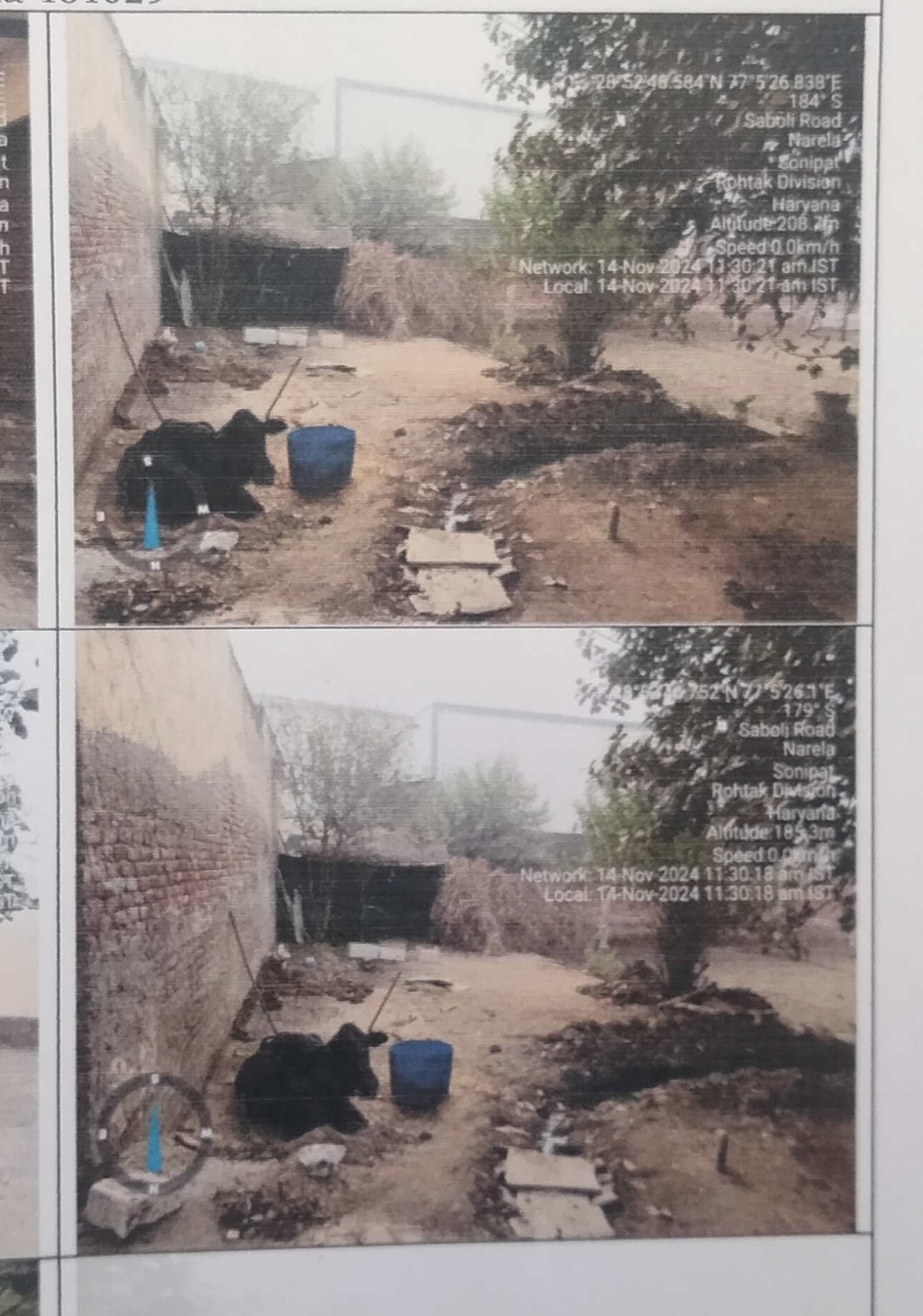 Piece & Parcel of the property consisting of vacant land situated at part of khewat No. 190, khata no. 264, killa no. 60/25/1 (4-14), 25/2/(2-18) waka Bajidpur, Saboli, Tehsil & Distt. Sonipat. PIN: 131001 Measuring 144 sq. yrds. In the name of Smt. Nirmal jain W/o Shri Suresh Kumar Jain.