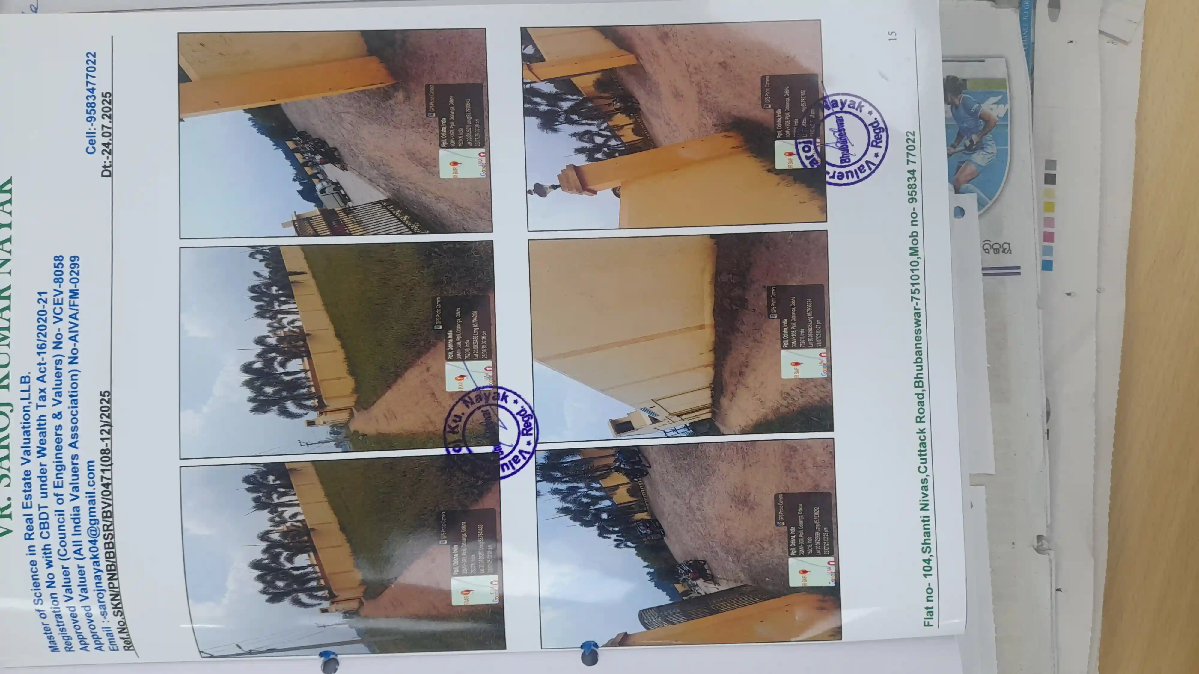 Immovable property consisting of land & building situated over Plot No.: 1268, Area: Ac.0.050dec., Plot No.: 1264, Area: Ac.0.020dec. & Plot No.: 1265, Area: Ac.0.040dec., Khata No.: 354, Total Area: Ac.0.110 dec. (4791.60 sqft.), Kism: Gharabari at Mouza: Hatasasi, Tehsil: Pipili, Dist.: Puri, standing in the name of Mr. Ajit Kumar Pradhan, S/o-Mathurananda Pradhan.