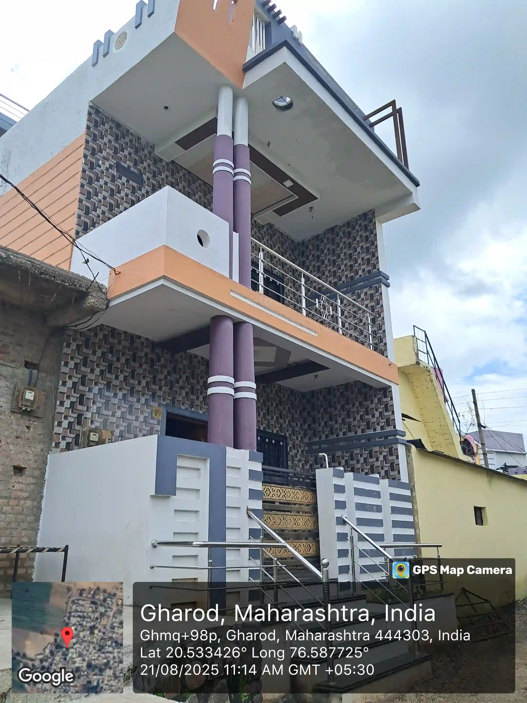Property No.02, Near Urdu School at Gharod, Mouje-Gharod, ADMEASURING AREA - 1287 SQ. FT, Tq.- Khamgaon, Dist- Buldana, Maharashtra-444303. Boundaries: East- House of Dutonde, West- Road, North- Road and Property of Nagoji Dhanorkar, South- Property of Nagoji Dhanorkar.