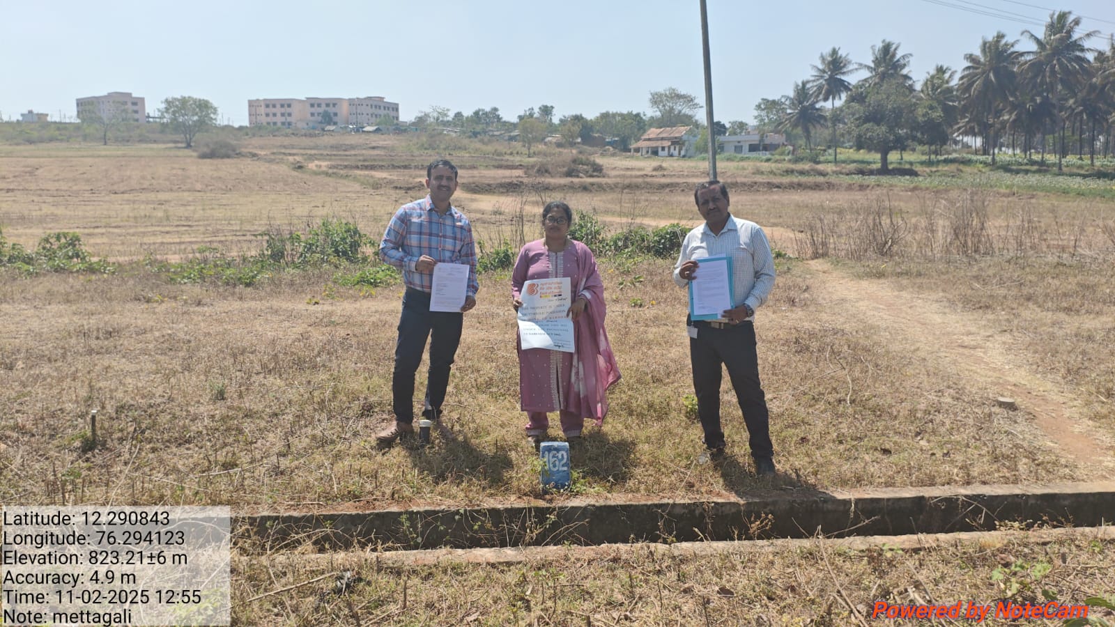 Property No.2: All that piece and parcel of the Vacant Site bearing 44, Katha No. 1706282550 Measuring East to West 14.04+12.95/2 Meters, North to South 12.20 meters, Total measuring 164.63 Sq Meters, Formed and developed at alienated land bearing Sy. No's 219 & 220/2, Situated Doddahunasur presently called as chikkahunsur Village,