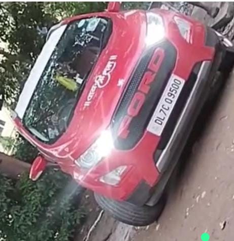 Ford Eco Sport titanium (petrol) car with RC no DL7CQ9500 and Chassis no MAJAXXMRKAJU41213, Engine no JU41213, located in Dalpat Singh Building, Parteek Market area.
