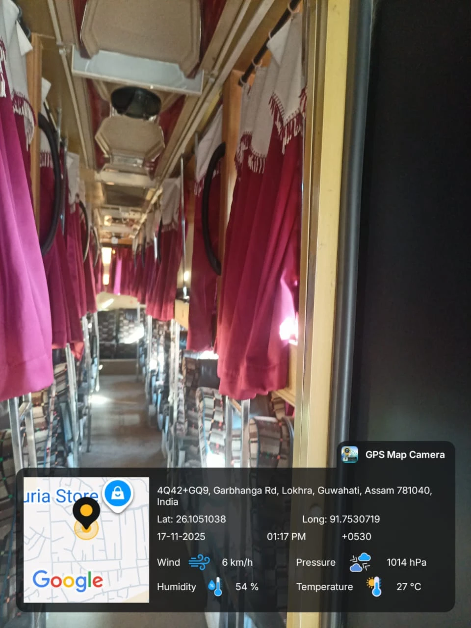 Heavy Passenger Vehicle (Bus) - Class of Vehicle: Heavy Passenger Vehicle; Make: ASHOK LEYLAND LTD; Registration No: AS-01-QC-1439; Engine No: NCPZ134987; Chassis No: MB1PREHD9NACN0732; Seating Capacity: 51; Horse Power/Cubic Capacity: 5760CC