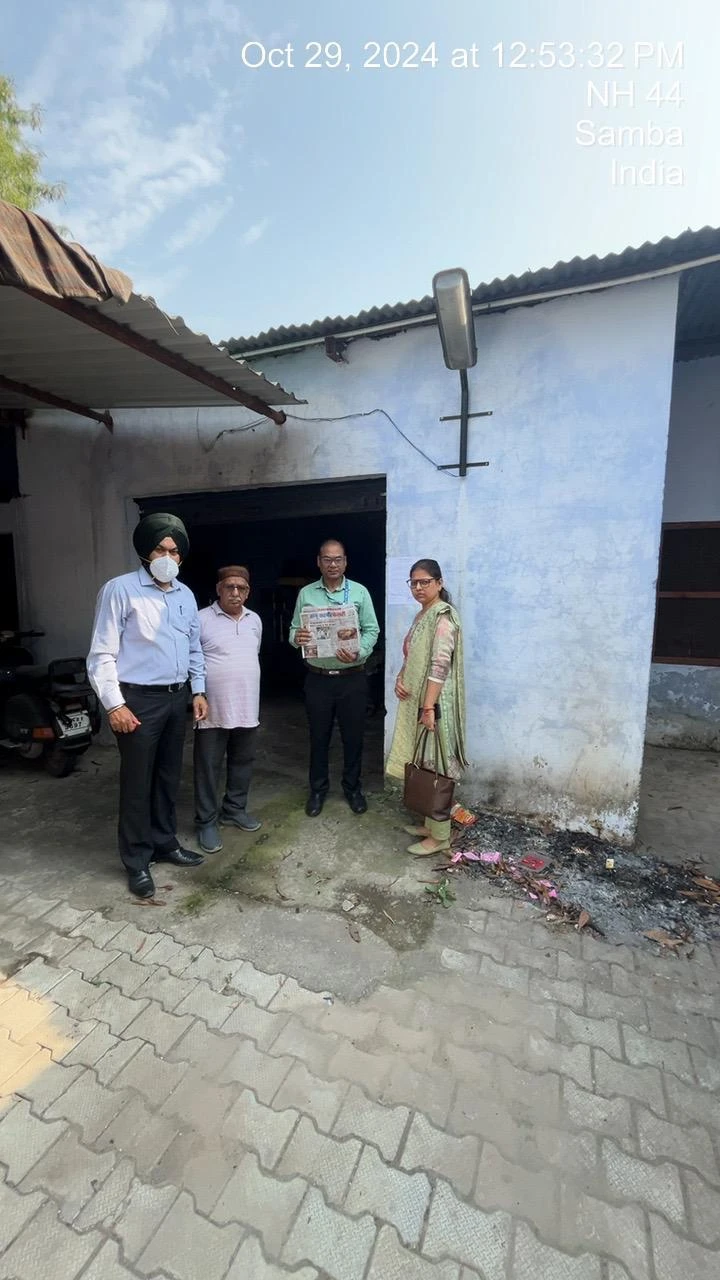 Industrial Property Plot no. 2, area measuring 1.20 Kanal, Industrial Estate, SICOP, Samba Rakh Amb Tali, Tehsil and District Samba vide Lease deed no. 2022/10/4/301 dated 29-07-2022 owned by Mr. Romesh Chander Verma S/o Late Mr. Charan Dass. (Physical Possession)
