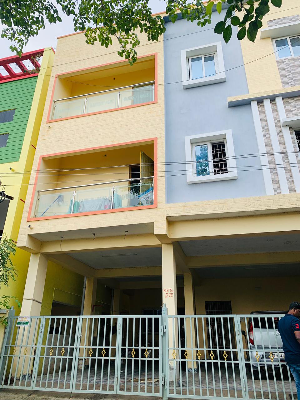 Residential Flat bearing Flat No.F-2 (Duplex Flat) in the First Floor & Second Floor premises of the apartment building constructed in the Schedule-A mentioned land known as “NANDHINI HOMES”, having super built-up area of 1550 Sq.ft., including common area and a reserved car parking space in the stilt floor premises of the apartment buildings, together with 644 Sq.ft., of Undivided Share of land out of the land measuring 1815 Sq.ft., described in Schedule -A hereinabove